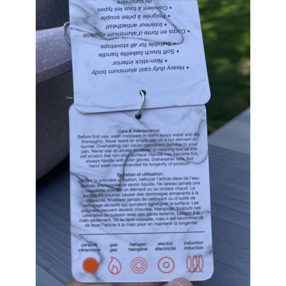 Master Class‎ Cookware Casserole/Pot  11 inch With Lid Qt Lavender Speckled NEW! - Picture 5 of 11